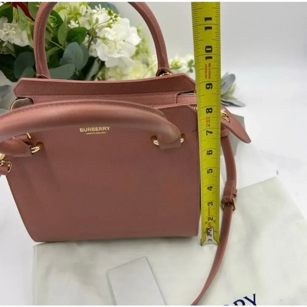 Women's Burberry, mini top handle satchel handbag, detachable shoulder strap - Picture 10 of 16